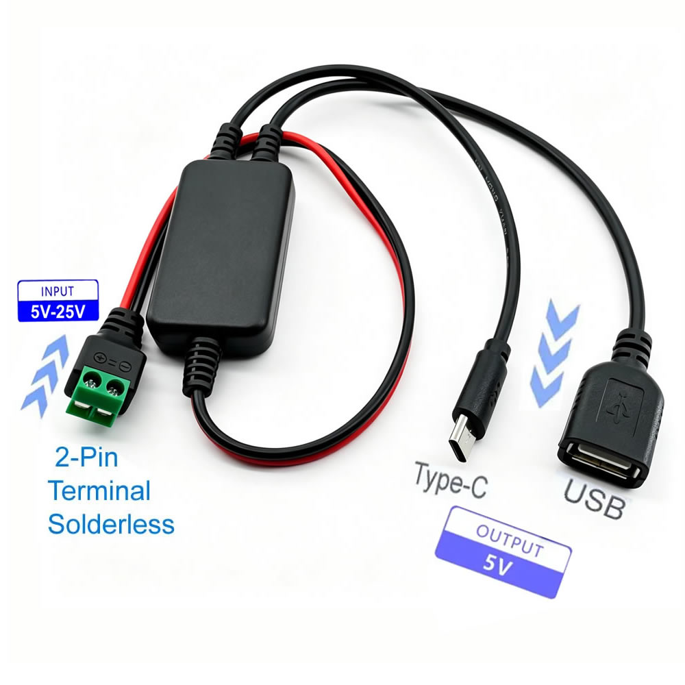 12V/24V to 5V Converter DC-DC  - đánh giá và giá Modular Power Supply