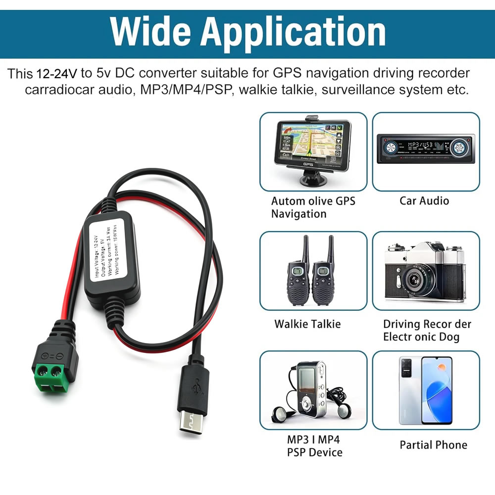 12V/24V to 5V Converter DC-DC  - đánh giá và giá Modular Power Supply