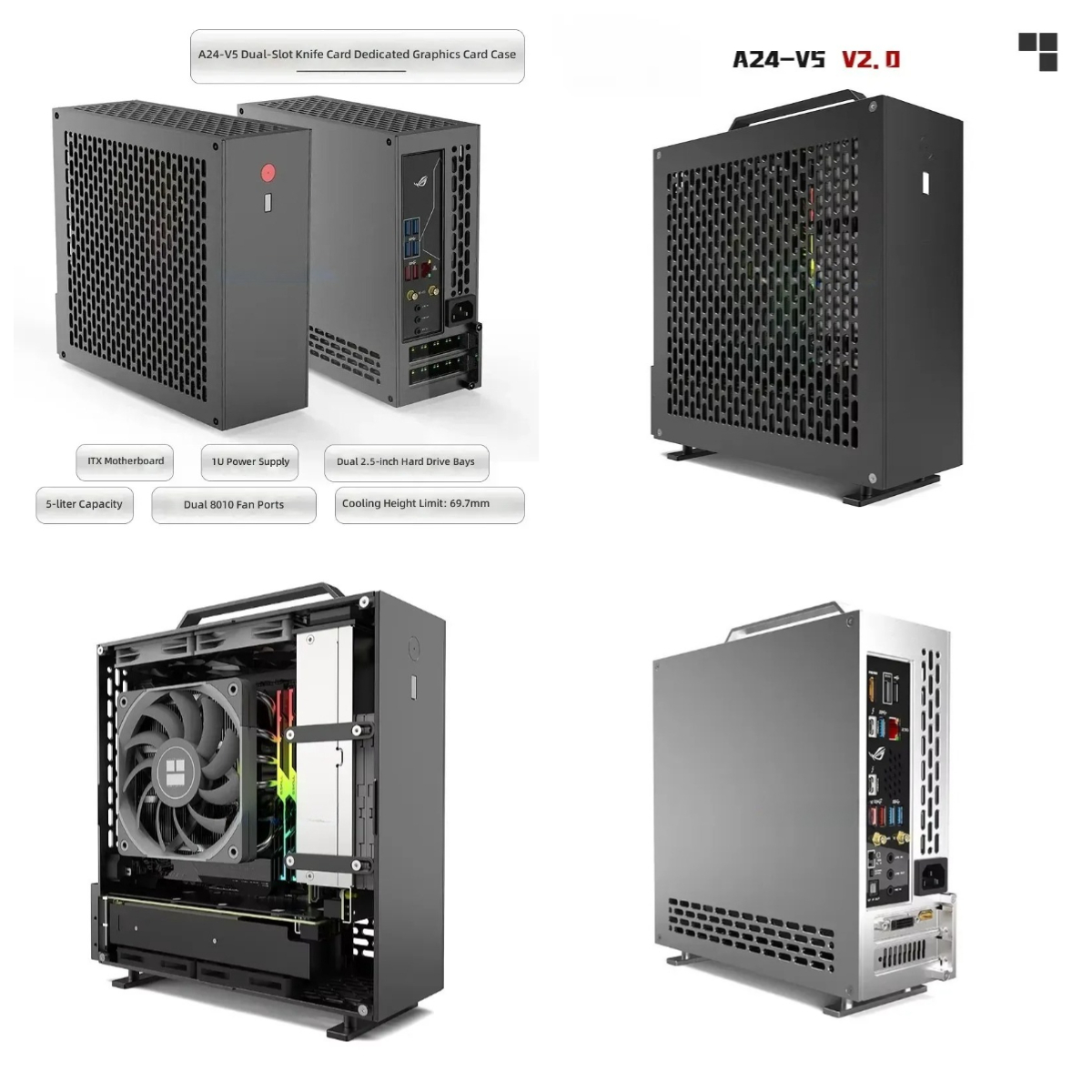 5 Litre Mini A24-V5 2.0 Dual S - đánh giá và giá Pc Power Supply