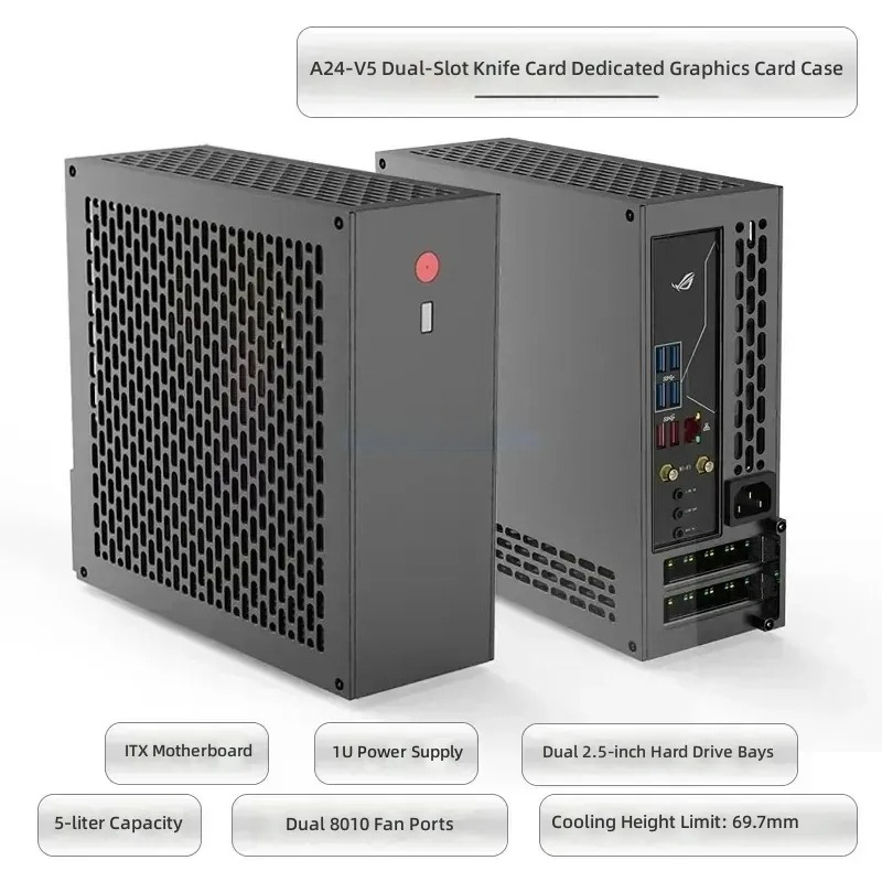 5 Litre Mini A24-V5 2.0 Dual S - đánh giá và giá Pc Power Supply