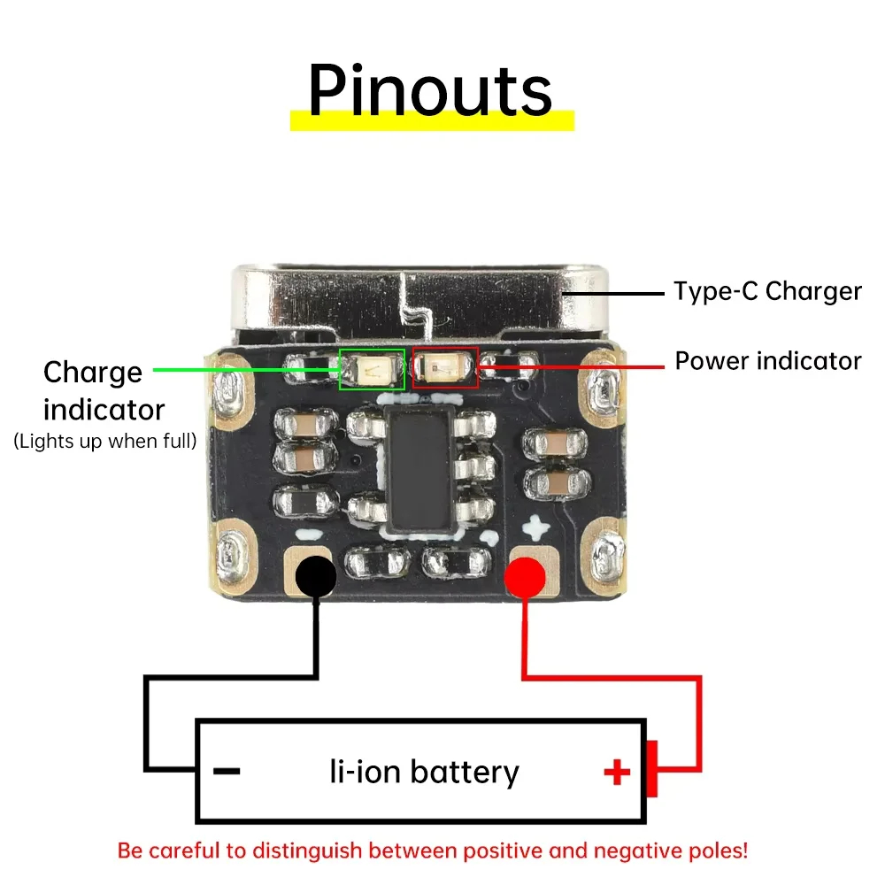 1-50PCS Type-C 18650 Lithium B - đánh giá và giá Modular Power Supply