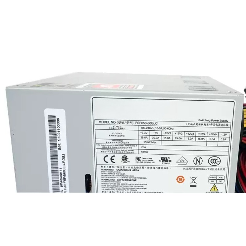 650-80GLC 650W High Precision  - đánh giá và giá Power Supply 650W