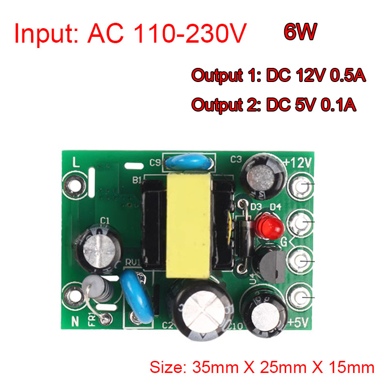 Dual Output Isolated Switching - đánh giá và giá Smps Power Supply