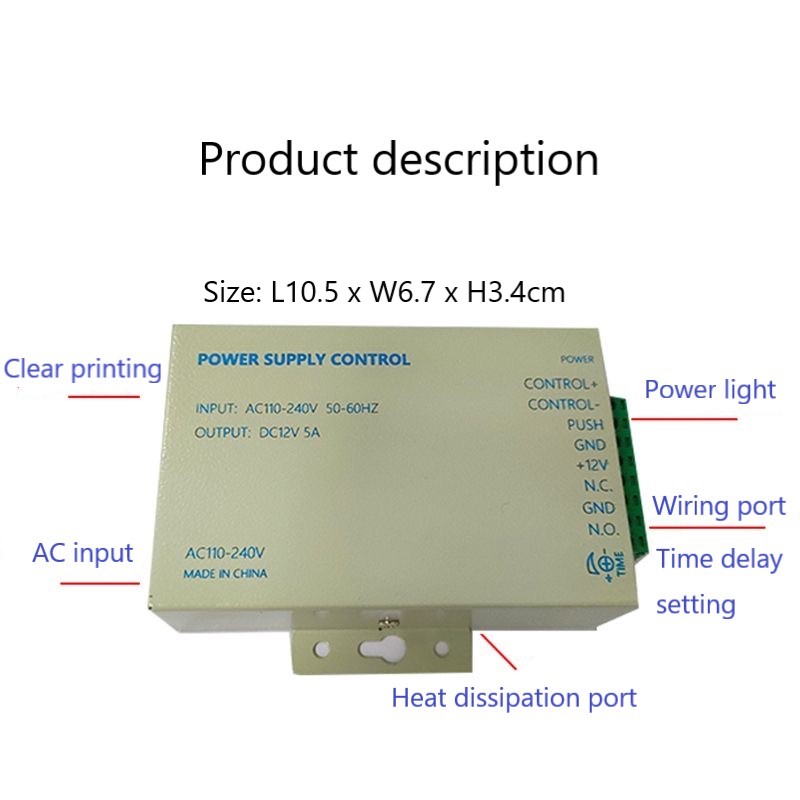 DC12V 5A 36W Power Supply Cont - đánh giá và giá Dc Power Supply 12V