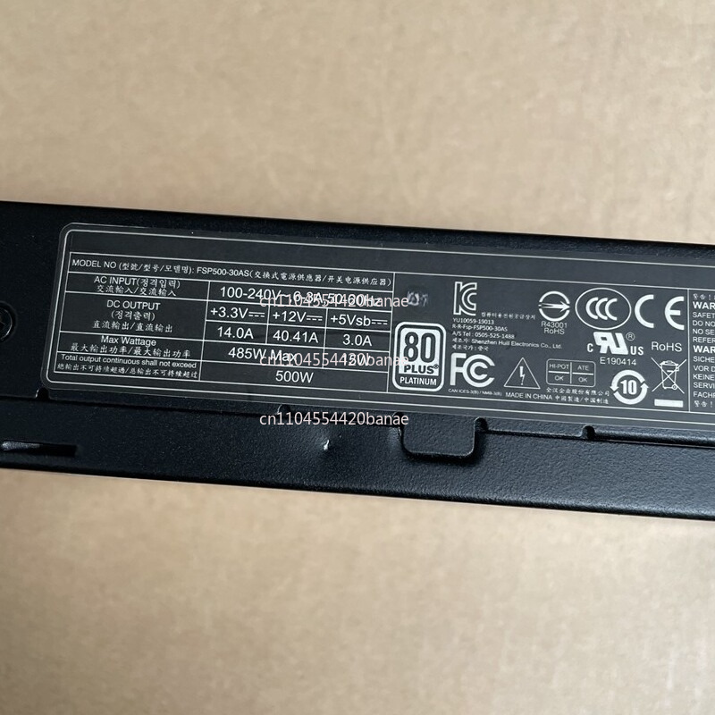 Original FSP500-30AS 500W NUC9 - đánh giá và giá Power Supply 500W