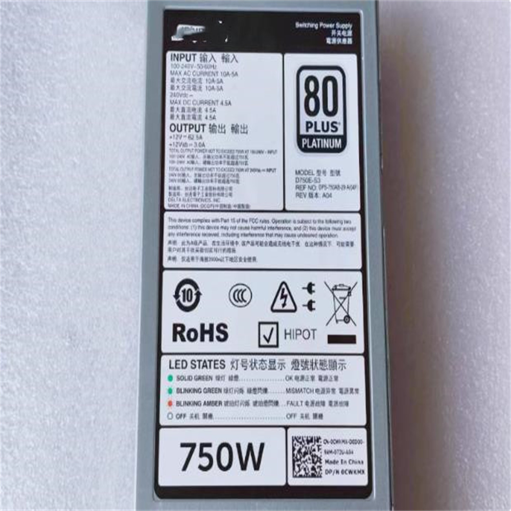 FOR DELL PowerEdge R740 R730 R - đánh giá và giá Power Supply 750W