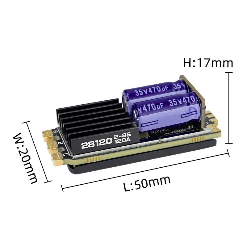 SEQURE 28120 Brushless ESC 2-8 - đánh giá và giá Power Supply