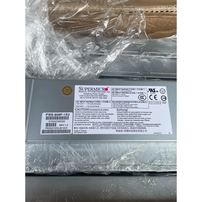 for Supermicro PWS-609P-1R2 65 - đánh giá và giá Power Supply 650W