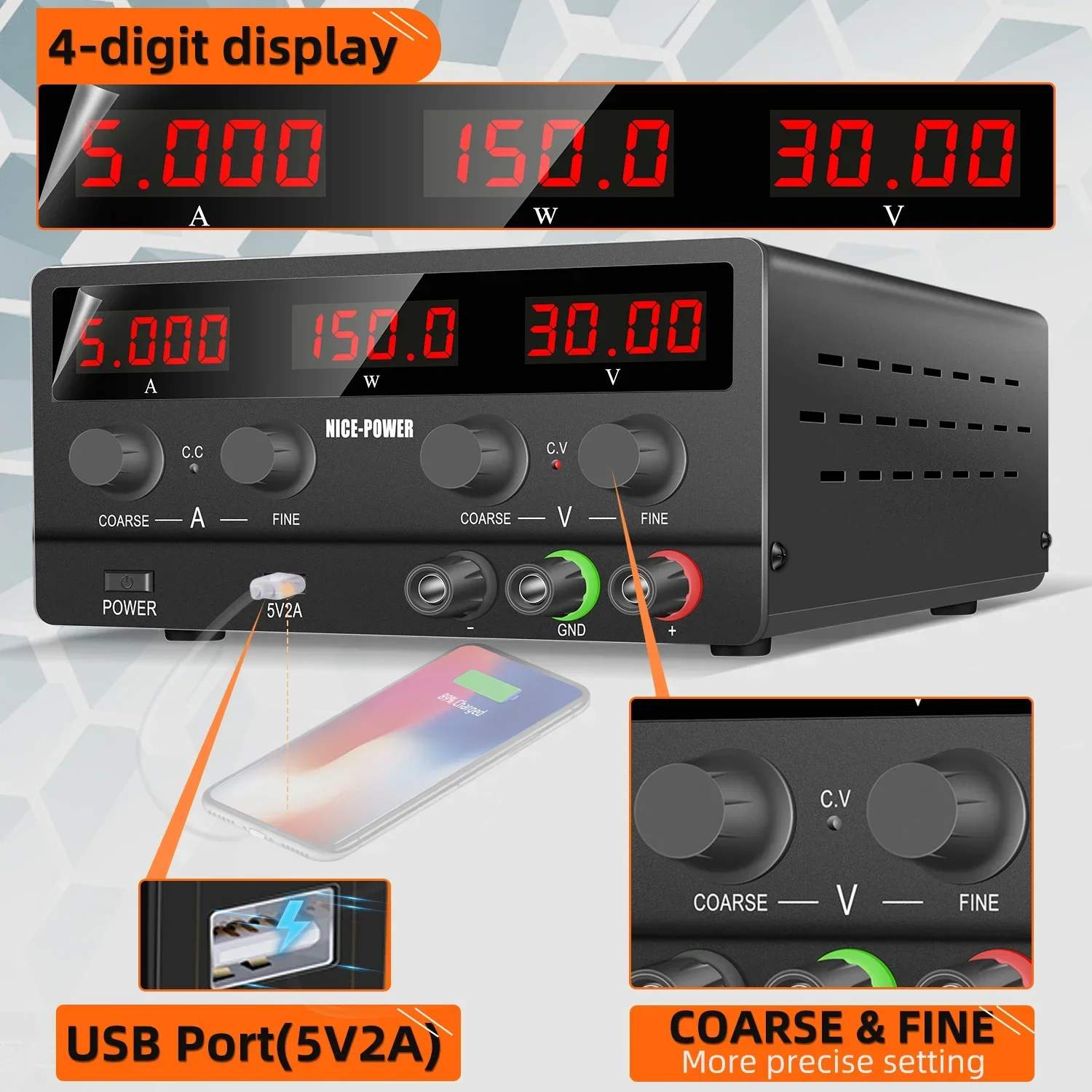 30V 5A 150W DC Power Supply NI - đánh giá và giá Smps Power Supply
