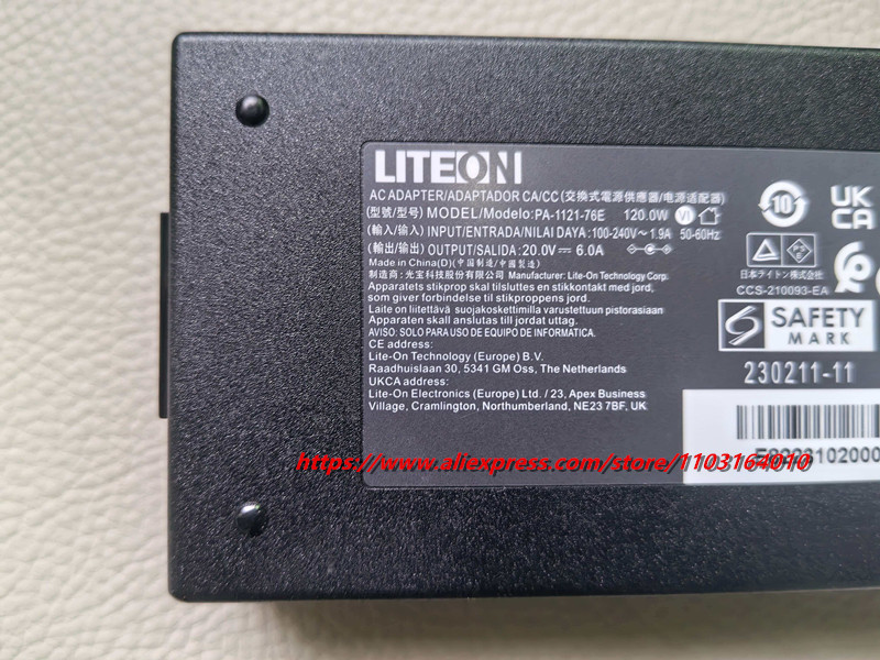 Original 20V 6A PA-1121-76E AC - đánh giá và giá Pc Power Supply