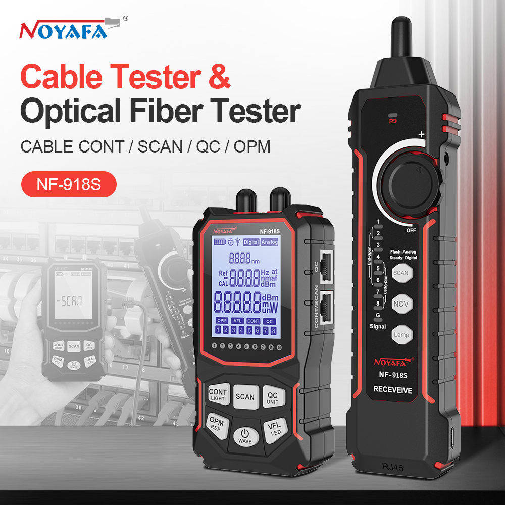 Noyafa Network Cable Tester LC - đánh giá và giá Power Supply Tester