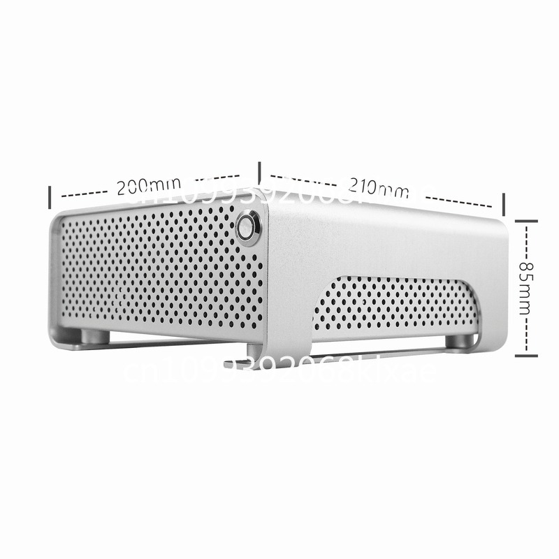 MGP all-aluminum mini ITX chas - đánh giá và giá Atx Power Supply
