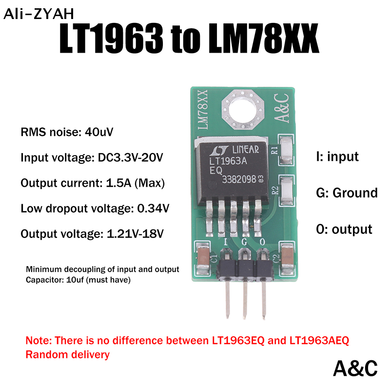 【TG16】1Pc 2026 New LT1963 - 78 - đánh giá và giá Power Supply 12V