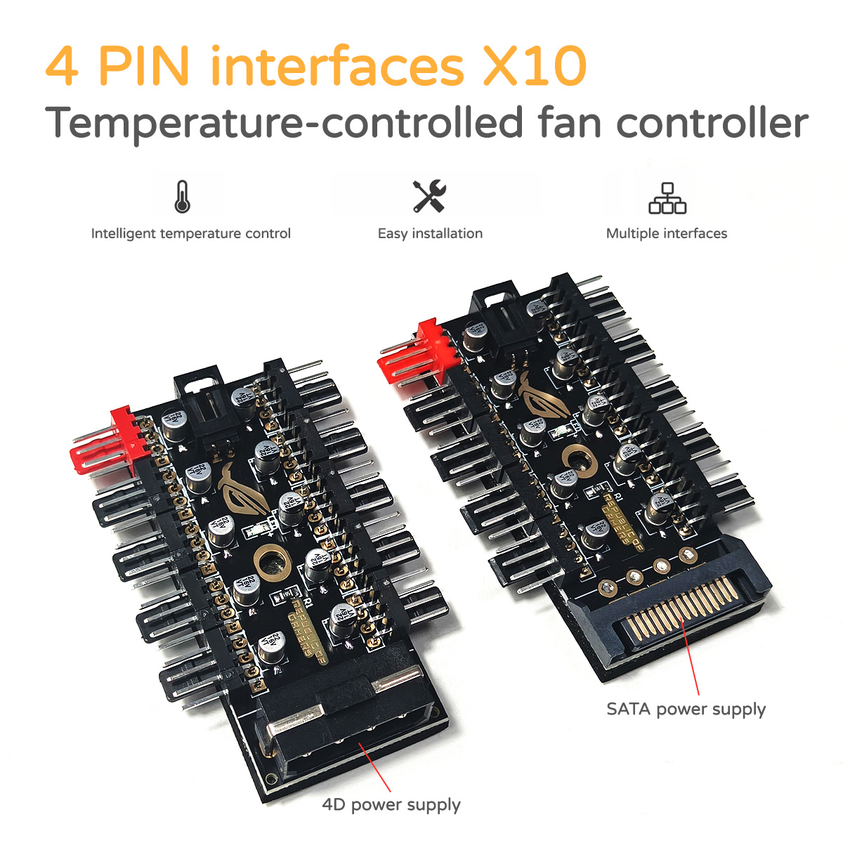 12V 4-Pin PWM Fan Controller H - đánh giá và giá Pc Power Supply
