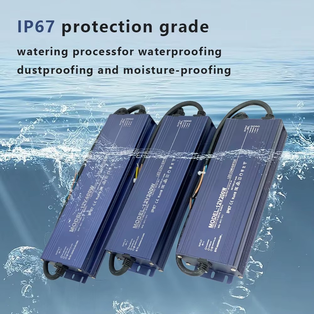 IP67 Waterproof Input 110V-265 - đánh giá và giá Power Supply 12V