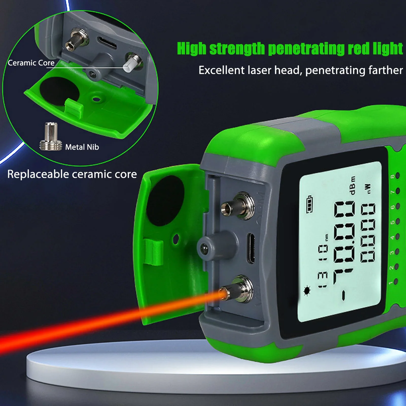 Red Light  Optic Cable Power T - đánh giá và giá Power Supply Tester