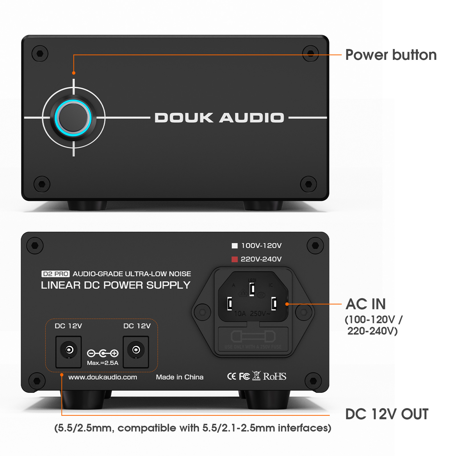 Douk Audio DC 12V 35W Regulate - đánh giá và giá Dc Power Supply 12V