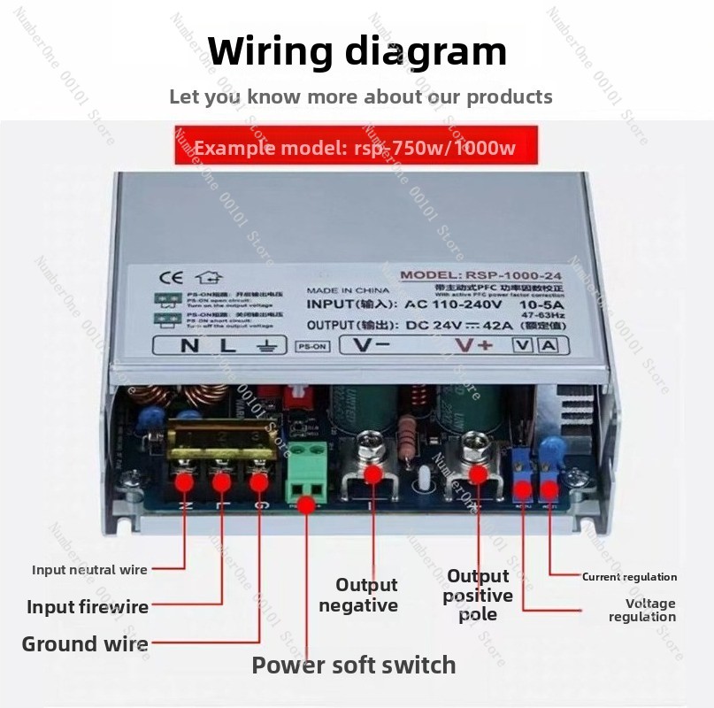 High-power Switching Power Sup - đánh giá và giá Power Supply 750W
