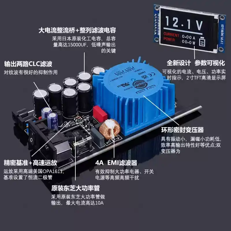 SPD‑25PRO Low Noise 25W DC Lin - đánh giá và giá Power Supply 12V