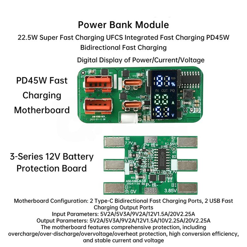 ABKN-DIY Charging Module PD45W - đánh giá và giá Modular Power Supply