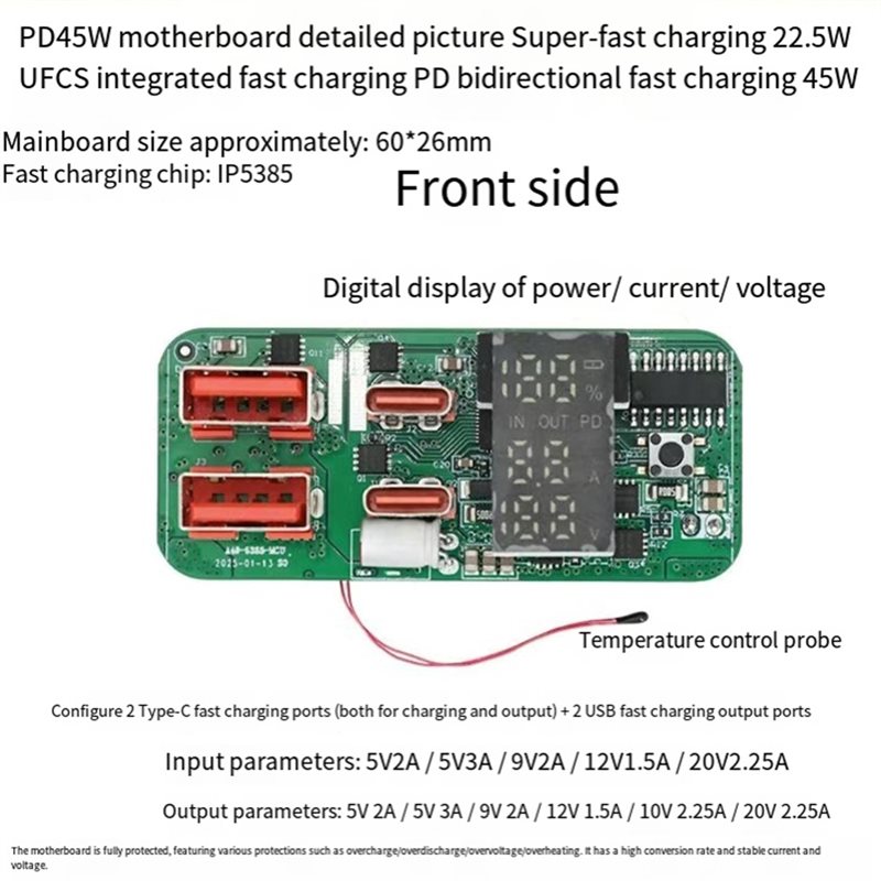 ABKN-DIY Charging Module PD45W - đánh giá và giá Modular Power Supply