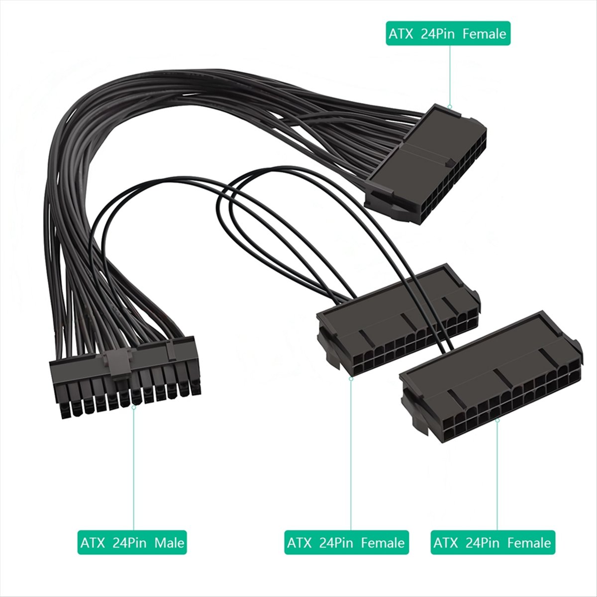 【A19R】ATX 24 Pin Male 1 to 3 P - đánh giá và giá Psu Computer