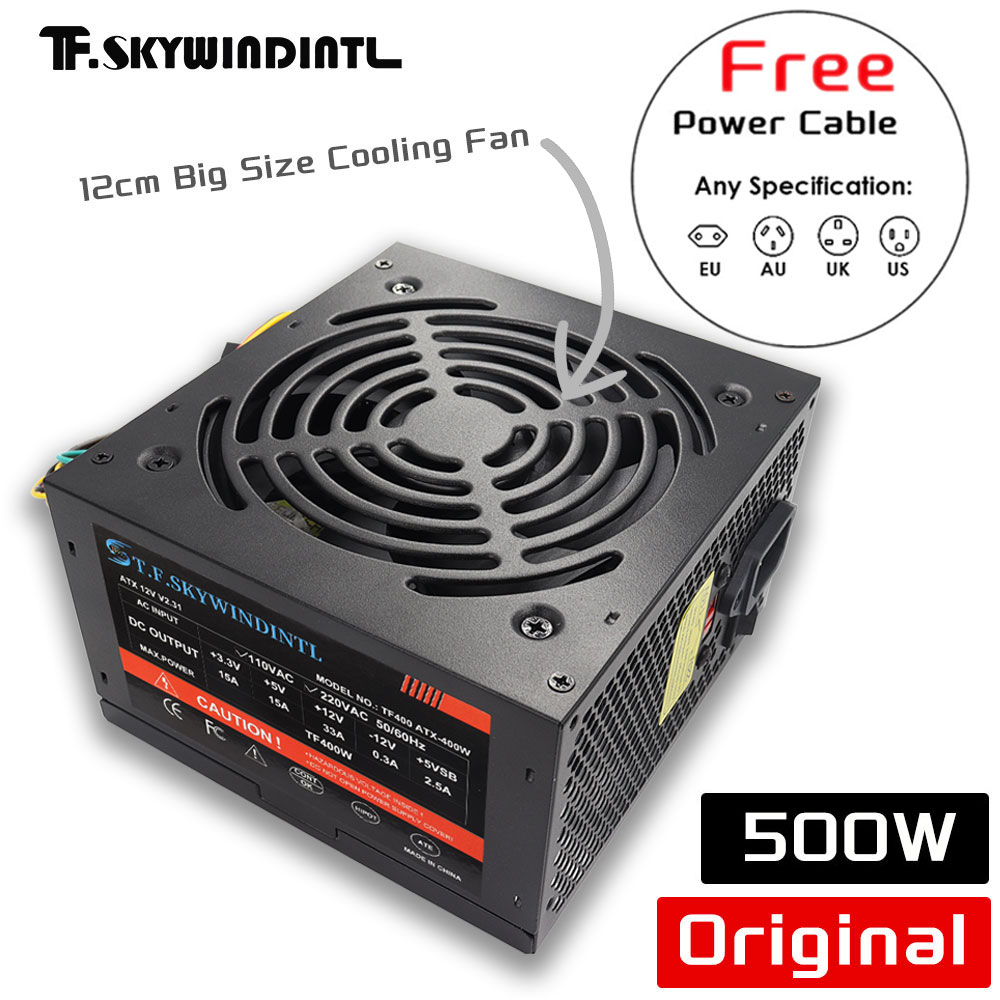 Cheap 500W Black ATX Desktop G - đánh giá và giá Power Supply 750W