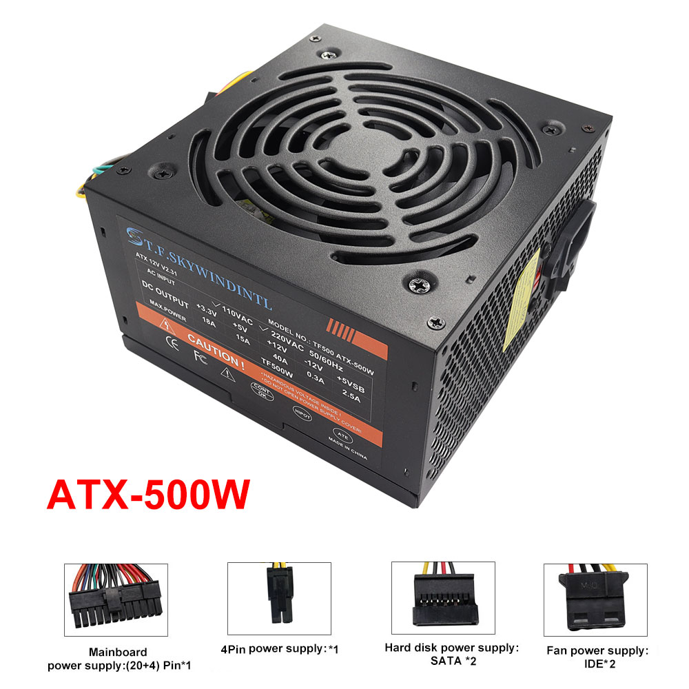 Cheap 500W Black ATX Desktop G - đánh giá và giá Power Supply 750W