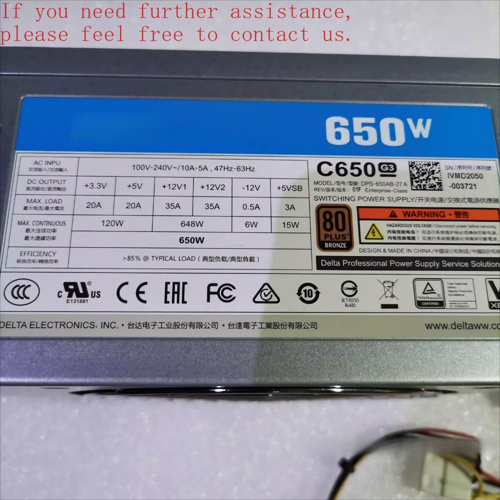 For Antiac 850W Full Module De - đánh giá và giá Power Supply 650W