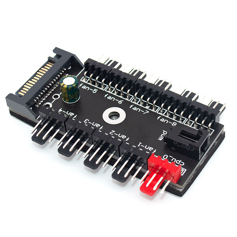 10-Port 4 Pin PWM Fan Hub Spli - đánh giá và giá Pc Power Supply