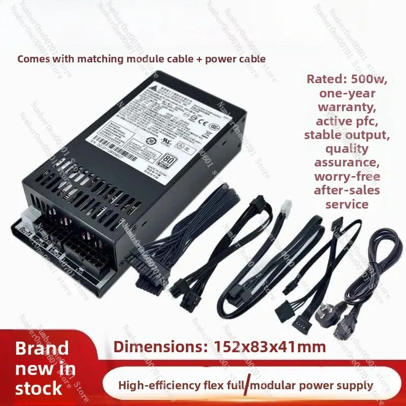 Mini 1U 500W Active FLEX Gold  - đánh giá và giá Power Supply 500W