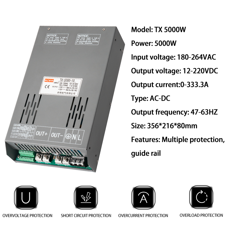 5000W 12V 24V 36V 48V 72V 80V- - đánh giá và giá Smps Power Supply