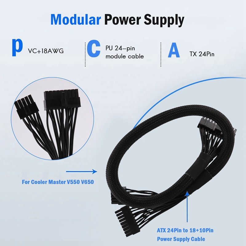 ATX 24Pin To 18+10Pin Motherbo - đánh giá và giá Power Supply