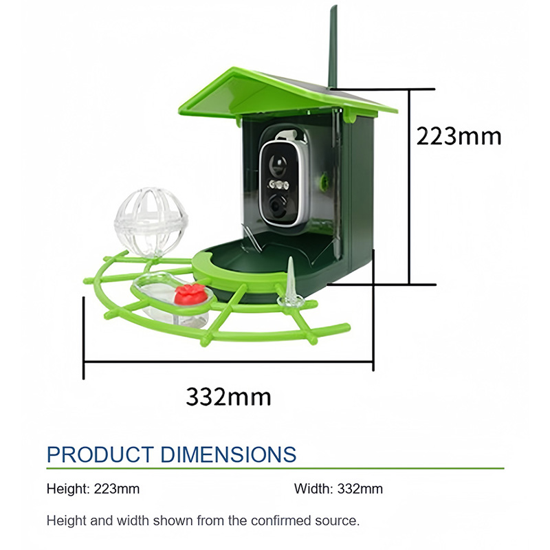 Camera Solar Bird Feeder D3-A1 - đánh giá và giá Power Supply
