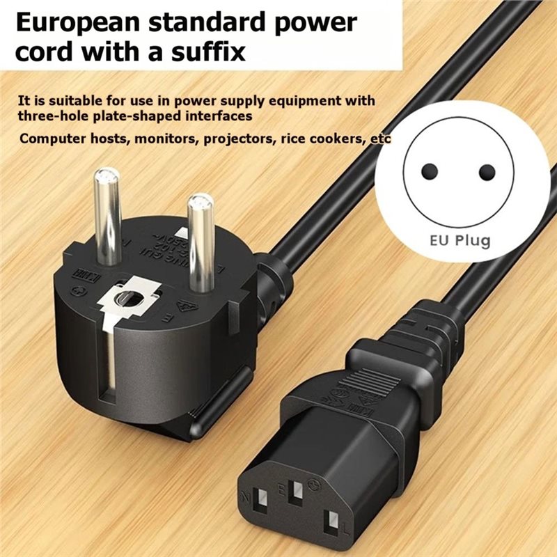 EU Plug C13 Power Supply Cable - đánh giá và giá Psu Computer