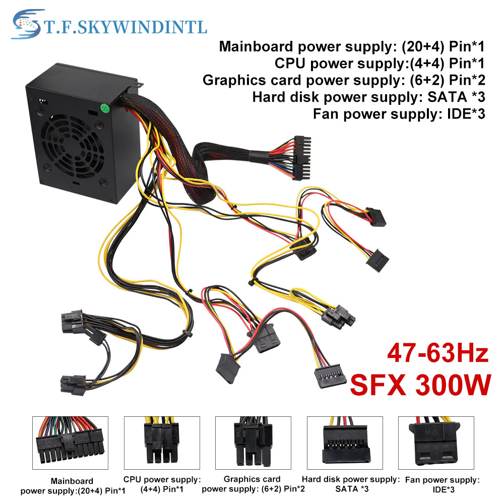 T.F.SKYWINDINTL 300W SFX Power - đánh giá và giá Power Supply 650W