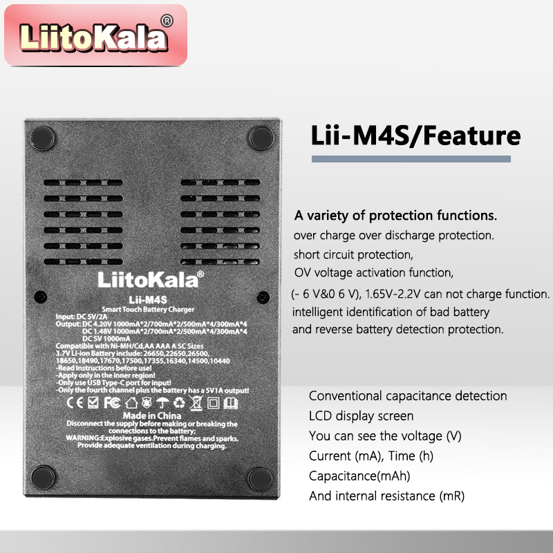 LiitoKala Lii-M4S Touch Charge - đánh giá và giá Power Supply Tester