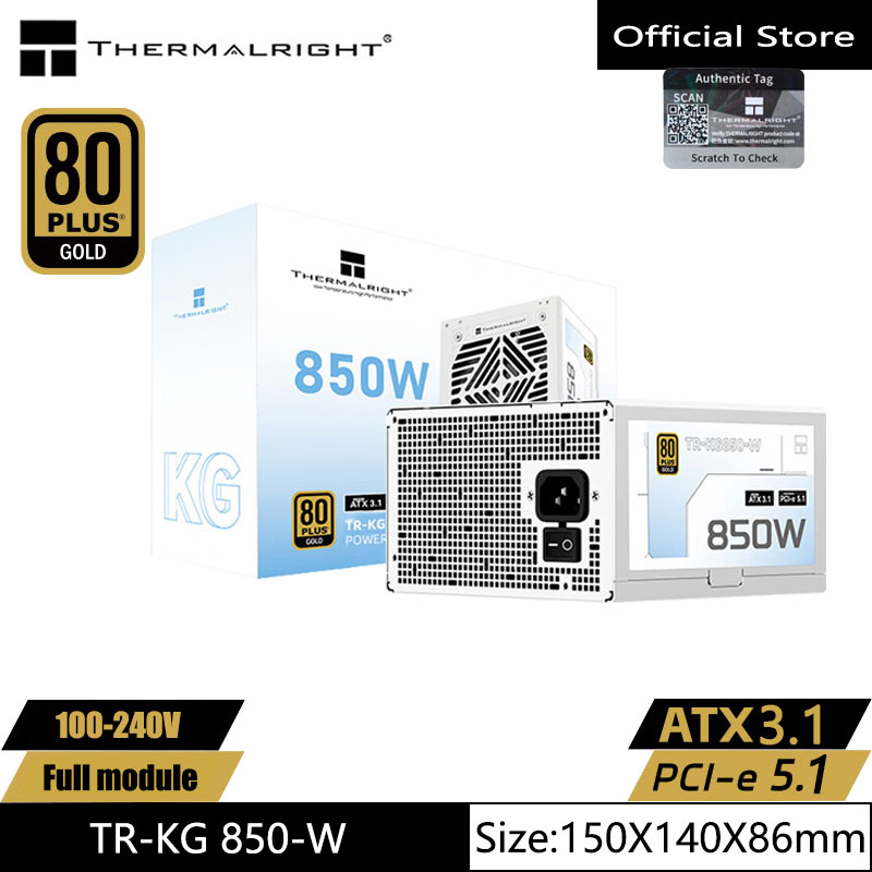 Thermalright TR-KG850 White Go - đánh giá và giá Power Supply 750W