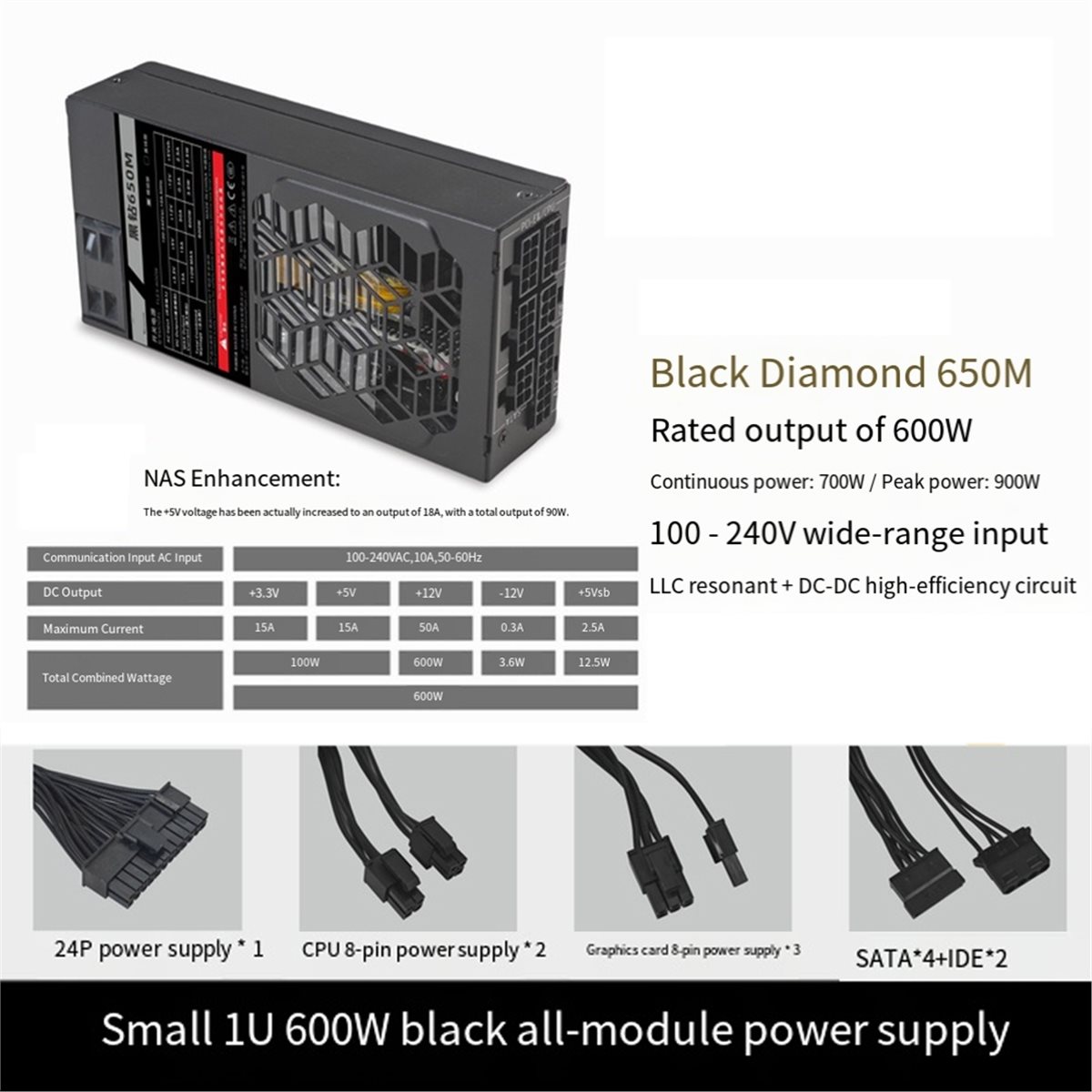 SCLS Flex 600W Modular Power S - đánh giá và giá Flex Atx Power Supply 600W 1U